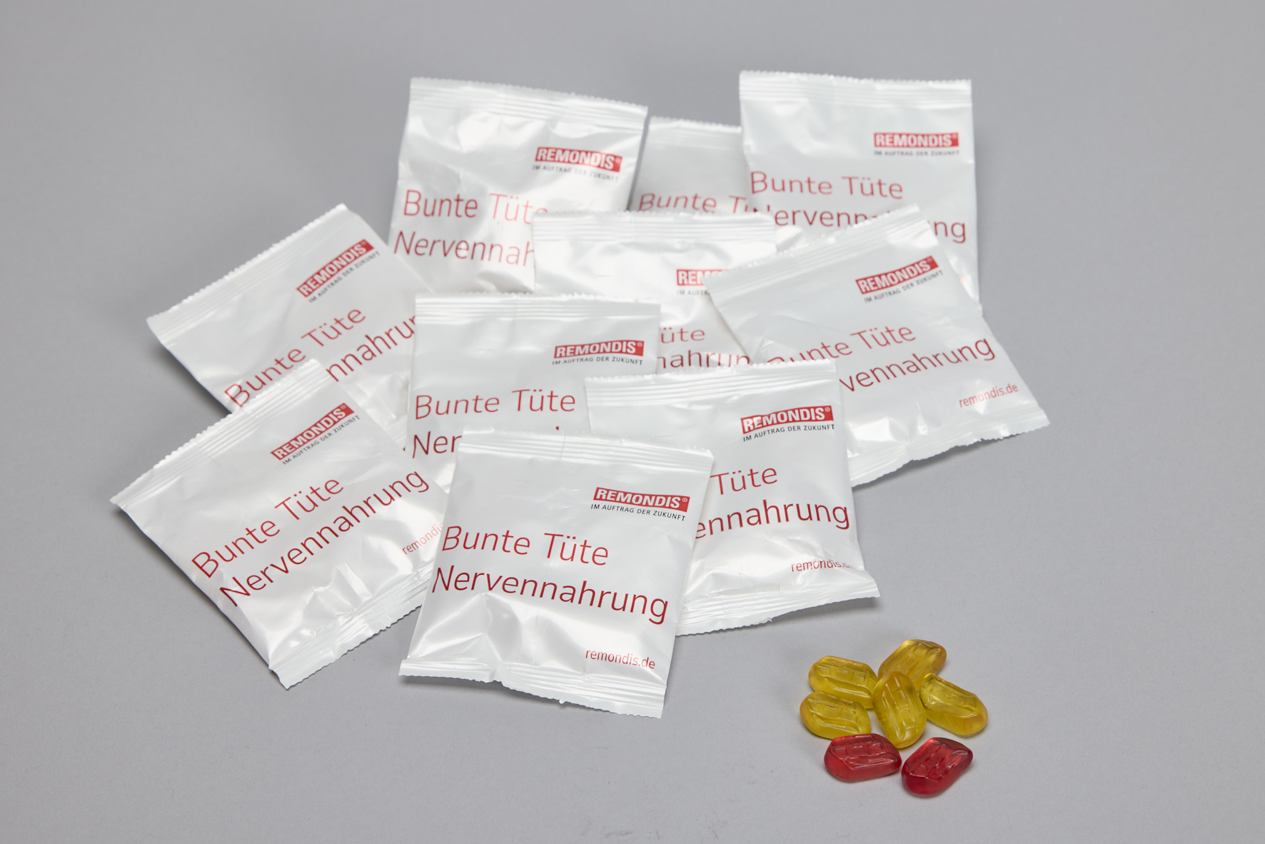 Fruchtgummis in Containerform (350 Stk.)