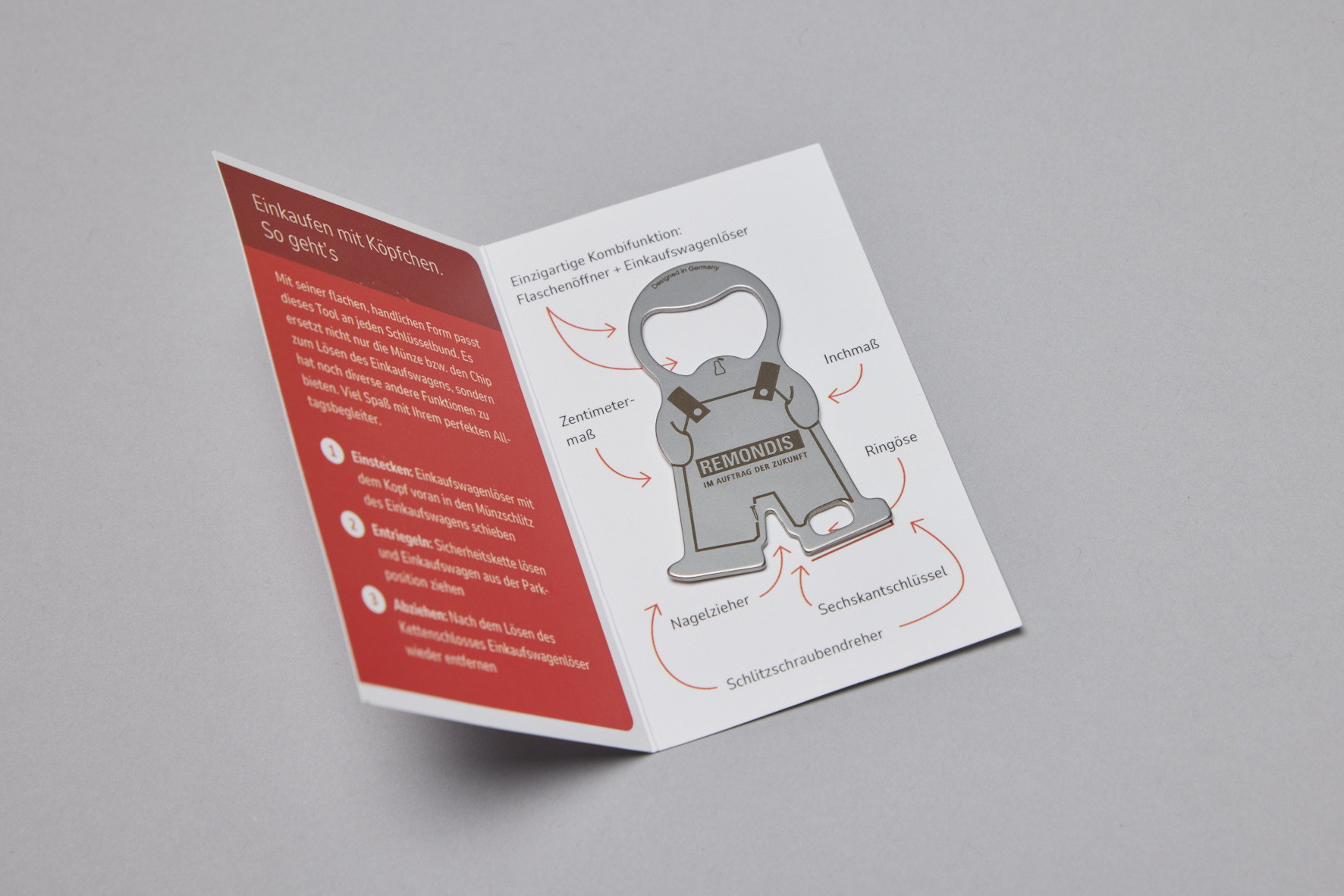 Einkaufswagenlöser Karl mit Latzhose (1 Stk.)