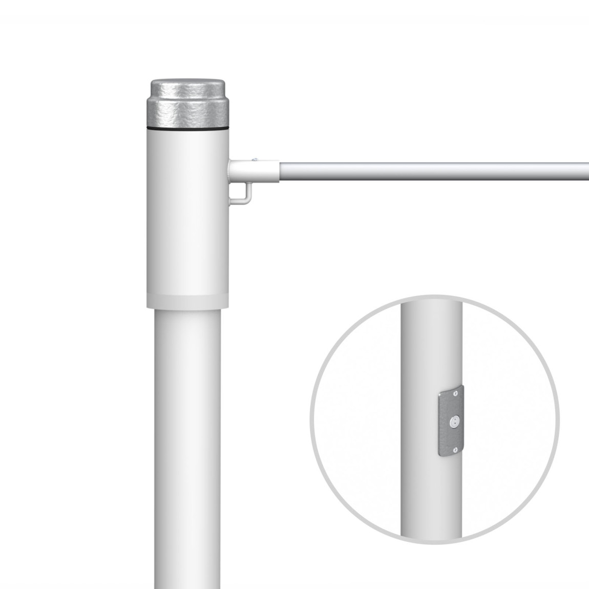 Fahnenmast Alu (1 Stk.)